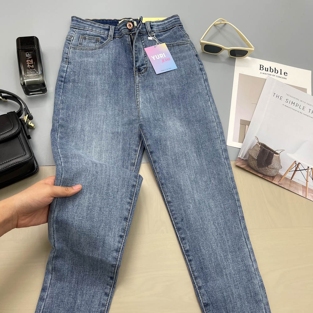 (Hinh Thật Kèm Video) Quần Jeans  Nữ Skinny Lưng Cao Co Gĩan Bốn Chiều Lai Cuốn Shop YuRi Jeans