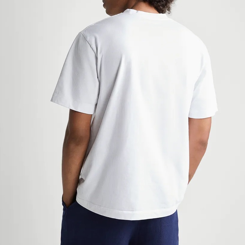 Áo phông ngoại cỡ Relax Fit Super Soft Plus Size 250gsm Áo phông trắng tay ngắn 100% cotton dành cho nam