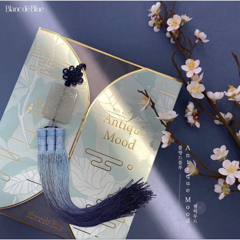 [Blanc dé blue] Bộ sản phẩm sơn gel cao cấp Hàn Quốc mùa thu 2021 Antique Mood (12 màu)