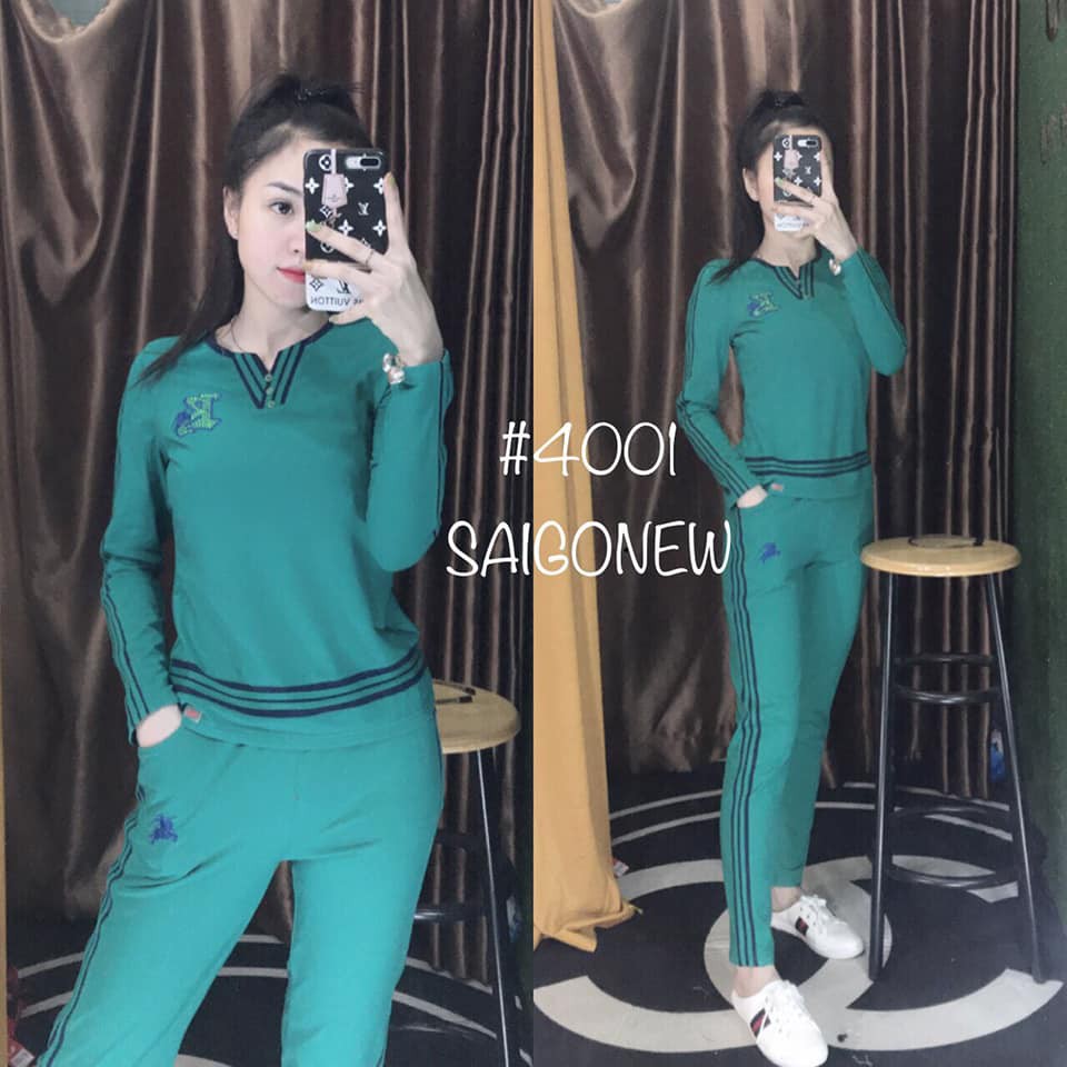 Đồ bộ tay dài lo thêu, chạy viền y Hình- Form đẹp | BigBuy360 - bigbuy360.vn