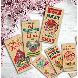 Bộ 30 Bao Lì Xì Đón Tết Cực Chất Và Độc Đáo