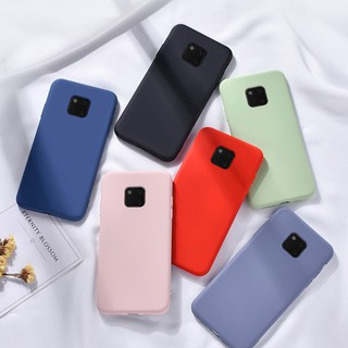 Ốp điện thoại silicon màu kẹo cho Huawei Mate 20/Mate 20 Pro