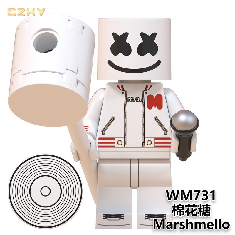 Bộ Lắp Ghép Lego Nhân Vật Dj Marshmellow Aim Agent Cho Trẻ Em Wm6064