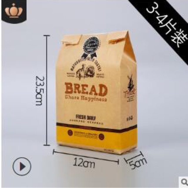 Túi bánh mỳ hoa cúc nhỏ