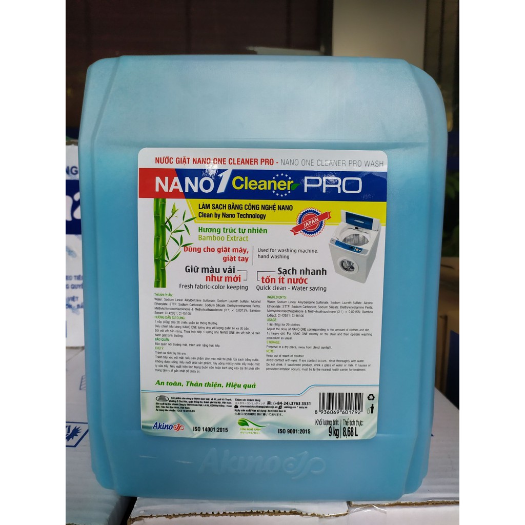 Nước Giặt Quần Áo Hương Thanh Trúc Suzy 9kg