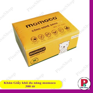 Khăn Giấy khô đa năng momoco (300 tờ)