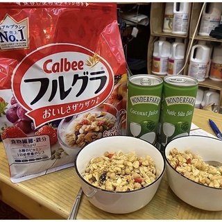 Ngũ cốc Calbee nhật bản 600g - Bịch Đỏ