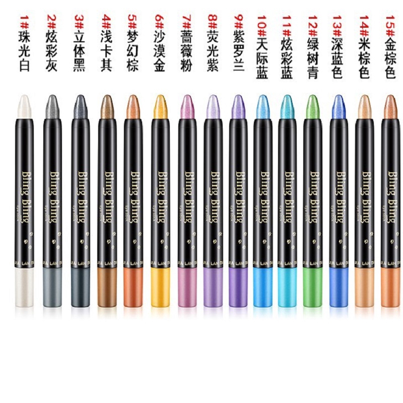 Phấn mắt dạng bút ánh nhũ trang điểm chuyên nghiệp kháng nước