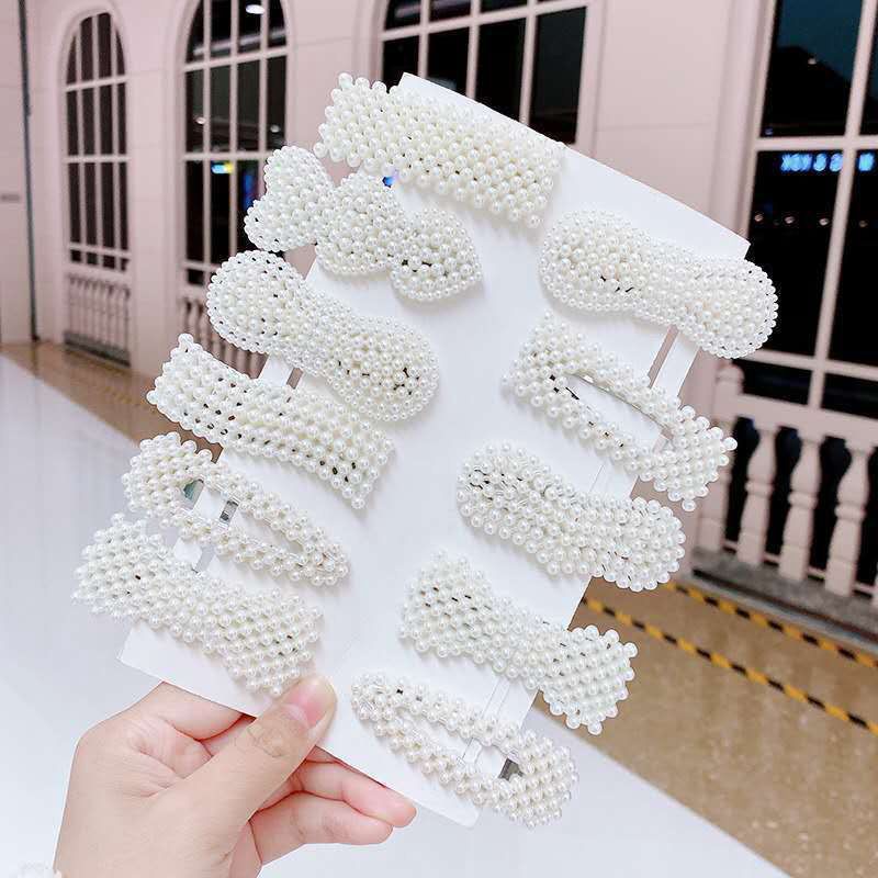 Kẹp Tóc Đính Ngọc Trai Xinh Xắn Thời Trang Cho Nữ