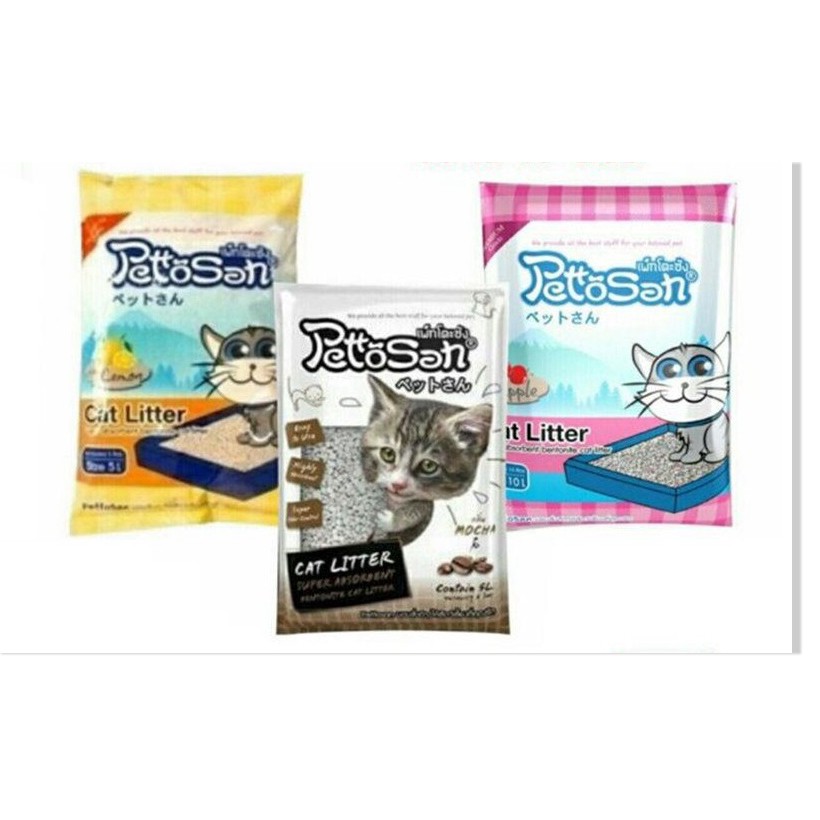 PETTOSAN &amp; VCAT AKI CÁT VỆ SINH CHO MÈO (2 loại) hạt to không bụi vón cục nhanh