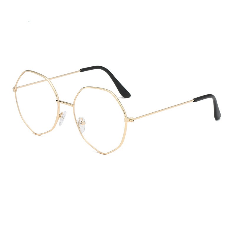 🕶️🕶️Kính lục giác giả cận loại lớn chanh xả😎😎-SP000276