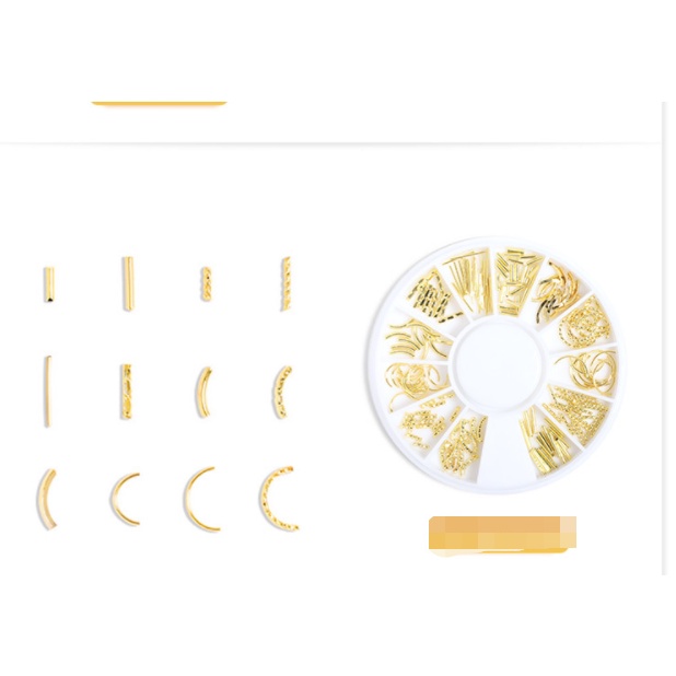 Charm hũ trang trí nail