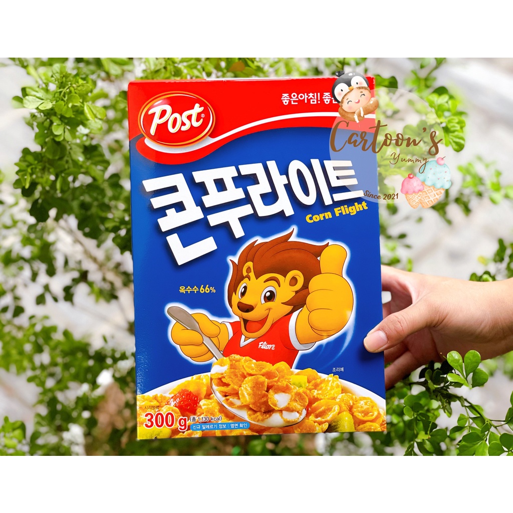 NGŨ CỐC ĂN SÁNG NHẬP KHẨU HÀN QUỐC POST CORN FLIGHT 300G. 콘푸라이트