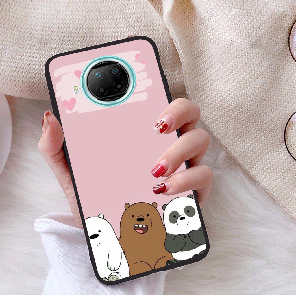 Ốp lưng Xiaomi Redmi Note 9 Pro 5G viền dẻo TPU BST Gia Đình Nhà Gấu