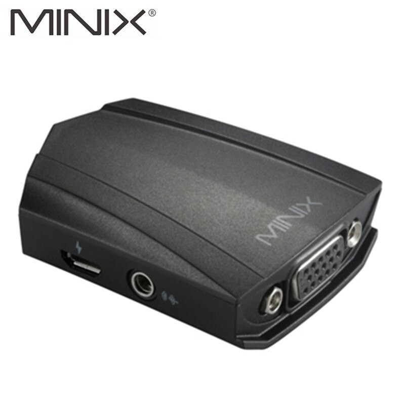 MINIX NEO HDMI to VGA Adapter with Audio & Micro USB for Tablet PC / Media Player / Phone / Computer