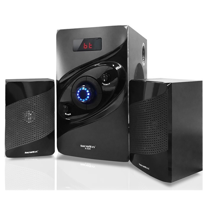 Loa 2.1 SOUNDMAX A926 Chính hãng (USB, Thẻ nhớ, Bluetooth, Remote). VI TÍNH QUỐC DUY