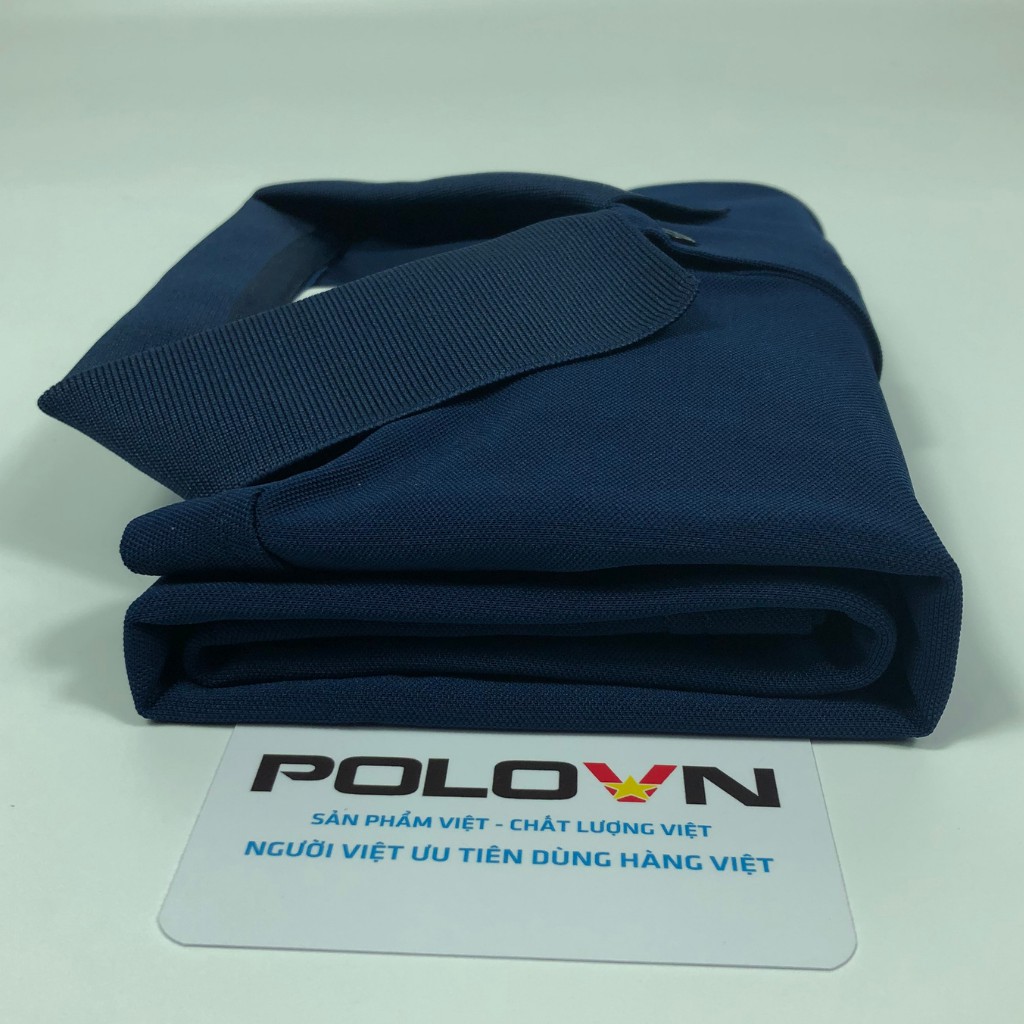 Áo thun Polo nam cổ bẻ Basic màu Xanh Navy , vải cá sấu - không xù lông, không ra màu, thấm hút mồ hôi, form regular fit | BigBuy360 - bigbuy360.vn