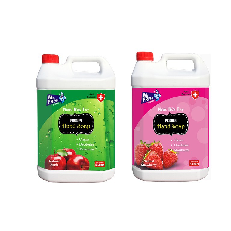 Nước rửa tay kháng khuẩn Mr.Fresh 5L