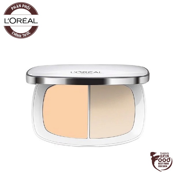 Phấn Nền Dạng Nén L'Oreal True Match Two Way Powder Foundation SPF34+/PA++ 8g