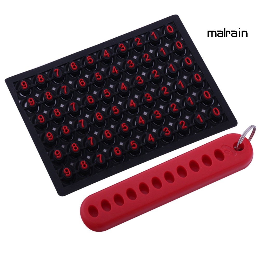 Móc Khóa Bảng Số Điện Thoại Chống Mất Tiện Lợi