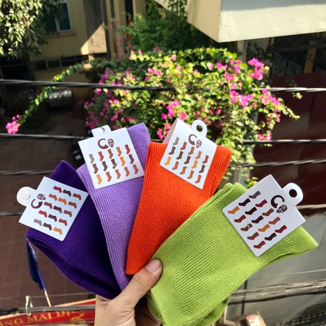 Tất vintage len tăm nhỏ mịn Style Hàn