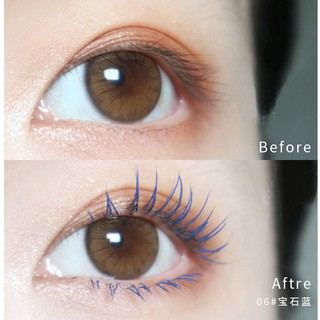 Mascara Gella's chuốt mi sợi siêu mảnh tự nhiên nhiều màu tùy chọn