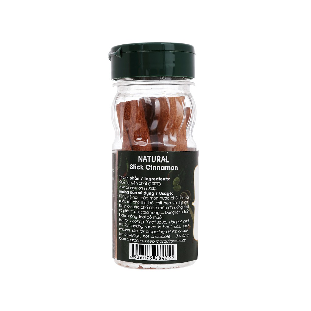 Quế cây Dh Food Natural hũ 20g