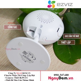 [ TẶNG THẺ NHỚ 32GB ] Camera Wifi 2MP EZVIZ C1C FULL HD 1080P KÈM THẺ NHỚ- Hàng chính hãng bảo hành 24 tháng