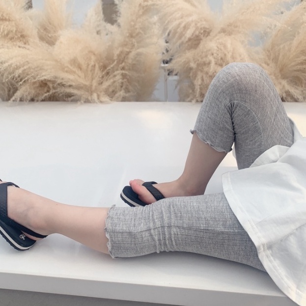 Quần Legging Cotton Co Giãn Thoáng Khí Thời Trang Mùa Hè Cho Bé Gái 2-9 Tuổi