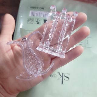 Kẹp tóc càng cua 5 răng trong suốt