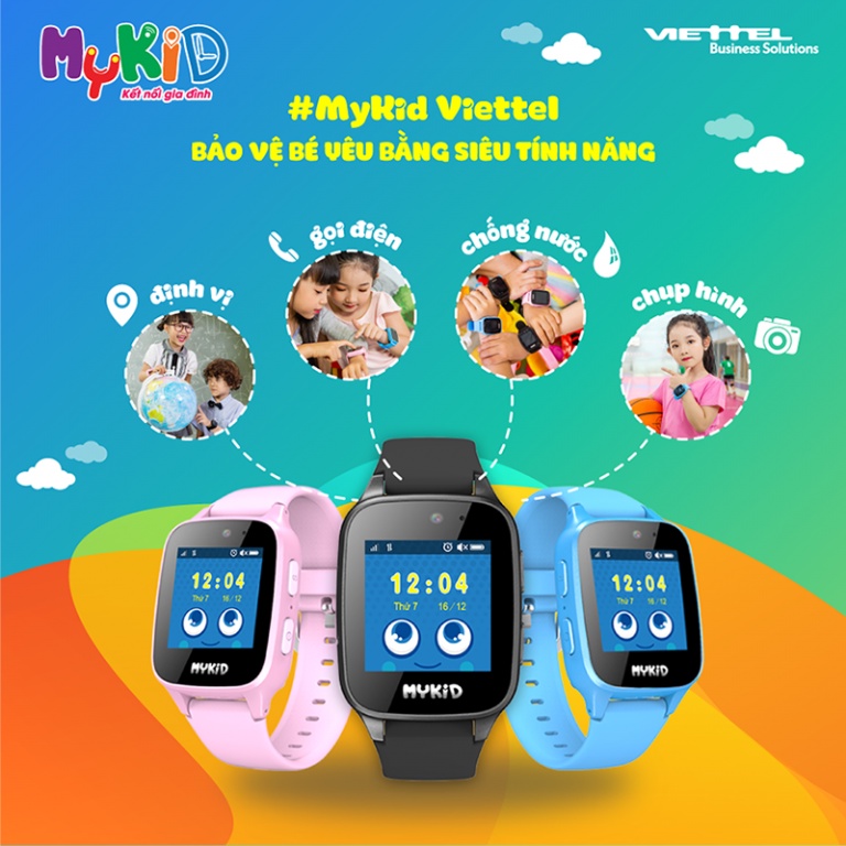 Đồng hồ thông minh MyKID 4G hế hệ mới 2022 cho trẻ từ 05 đến 12 tuổi