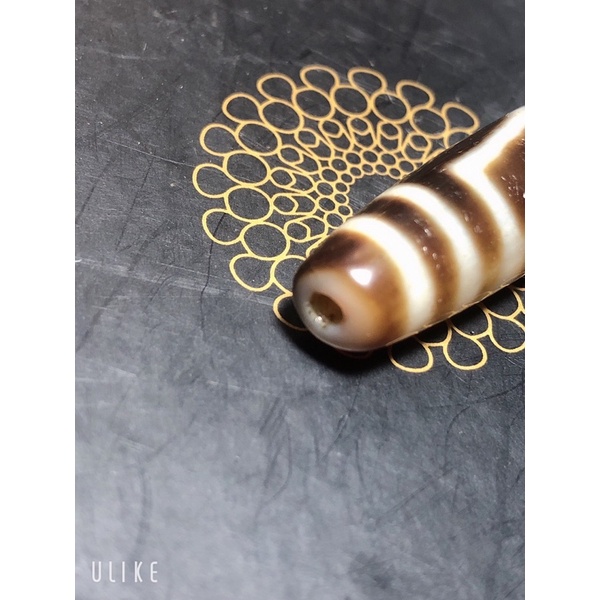 Mặt dây chuyền đá dzi Tây tạng 2 mắt