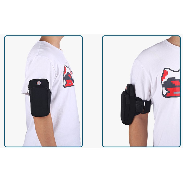 Arm Bag túi để điện thoại đeo cánh tay, túi đeo chạy bộ ngoài trời Sports Arm Bag