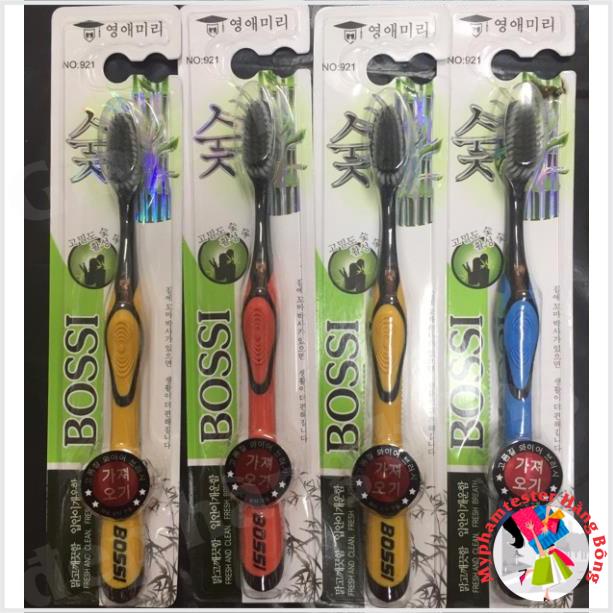 (SIÊU RẺ) Set 4 bàn chải đánh răng than tre Hàn quốc