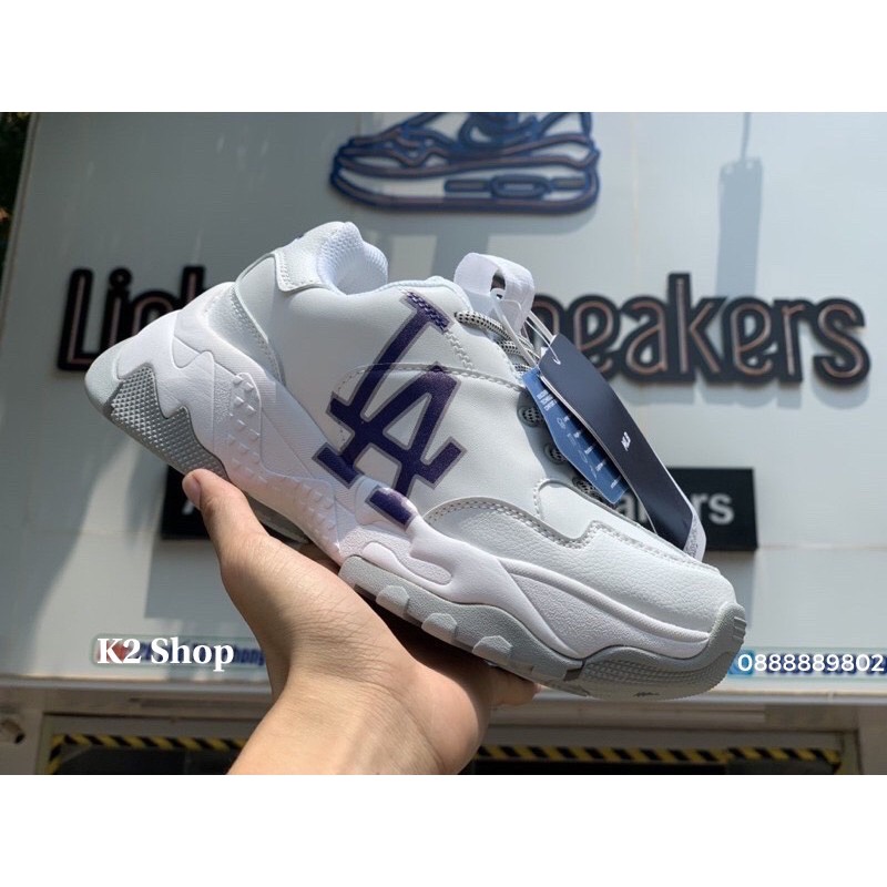 Giày Sneaker Nam nữ Cao Cấp - Giày thể thao nam và nư L-A Chữ Xanh loại 1 (Lưu ý đặt Tăng 1 size)