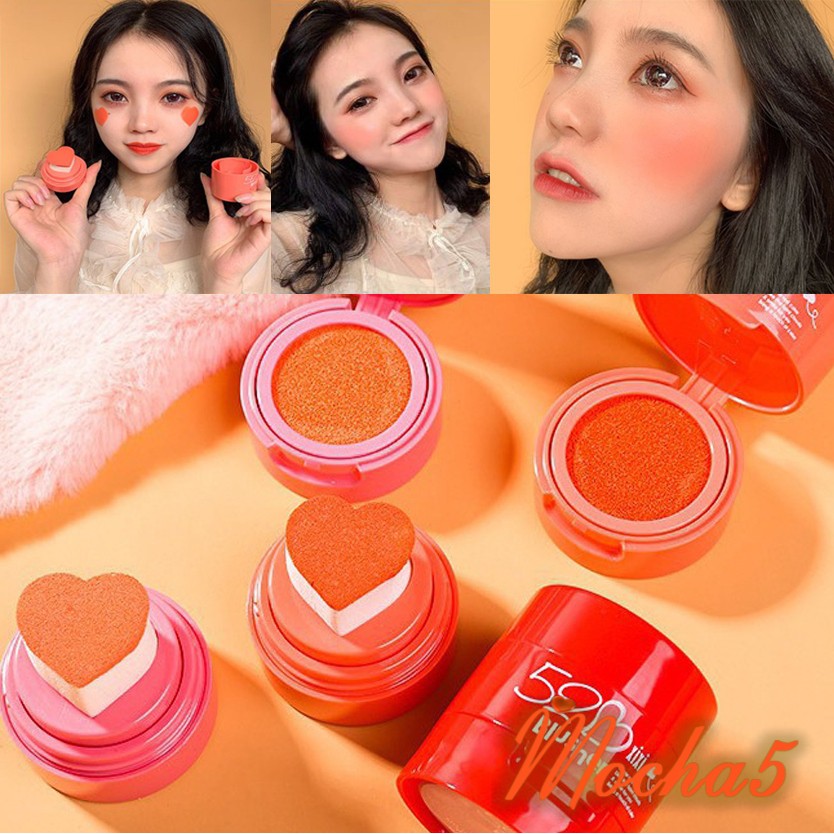 Phấn má hồng XIXI 520 Blusher Cushion dạng phấn nước siêu xinh, dễ tán