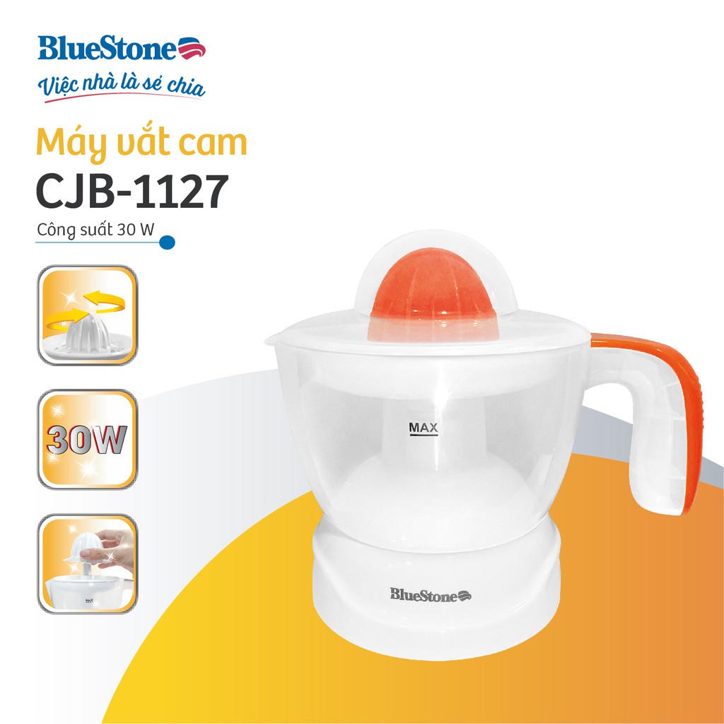 [Mã ELBLUEWL5 giảm 10% đơn 500K] Máy vắt cam BlueStone CJB-1127