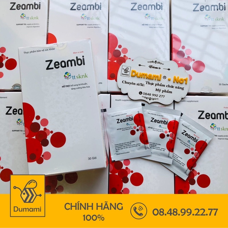 Zeambi Hộp 30 gói Men vi sinh cao cấp