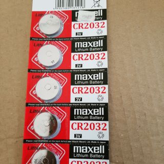 5 viên pin CR2032 LITHIUM MAXCELL