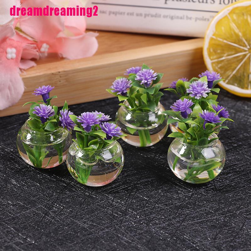 Chậu cây mini trang trí nhà búp bê tỉ lệ 1:1