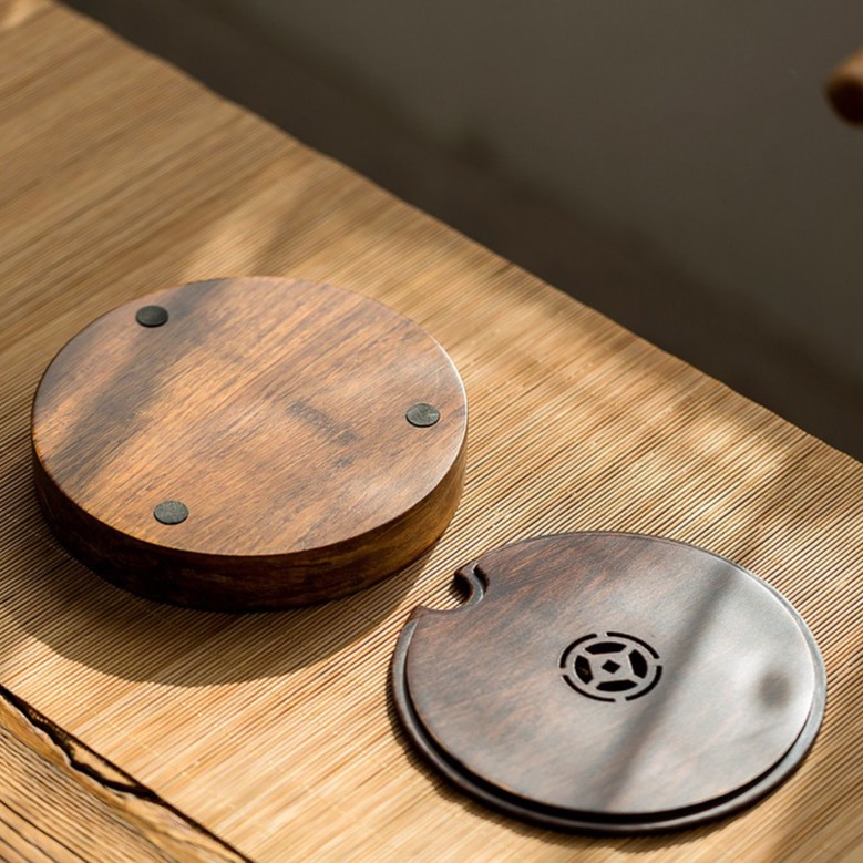 Retro Gỗ Nồi Mini Lưu Trữ Loại Khay Trà Nhà Sáng Tạo Khay Nhỏ Phụ Kiện Trà Trà Trà Khô Đài Loan