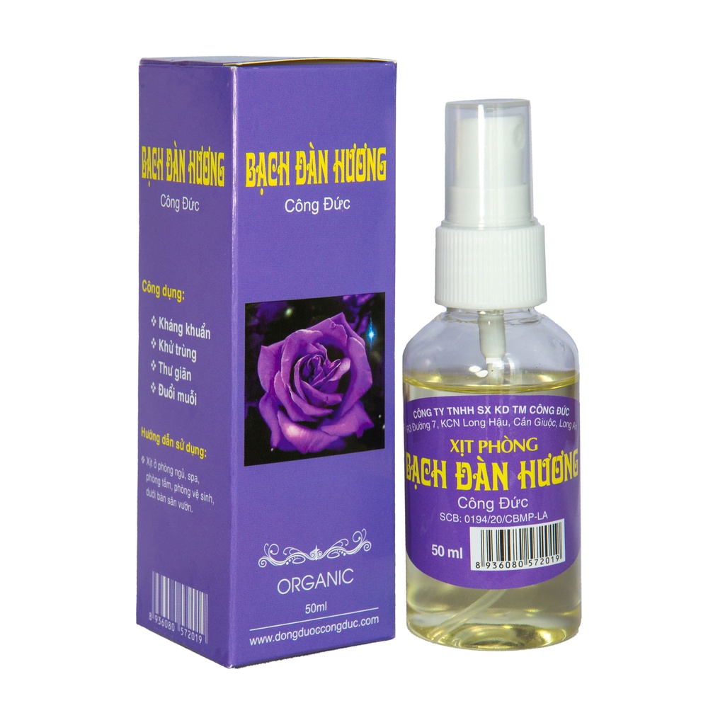 TINH DẦU XỊT PHÒNG THƯ GIÃN - ĐÔNG DƯỢC CÔNG ĐỨC - BS ĐỨC (0971736824)