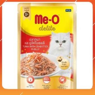 Pate cho mèo - Thức Ăn Dinh Dưỡng Pate Cho Mèo Me-O Delite Gói 70g