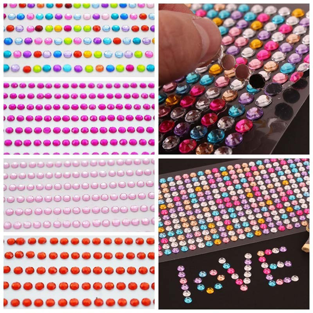 Tờ Miếng Dán Trang Trí Hình Đôi Mắt Đa Sắc Diy