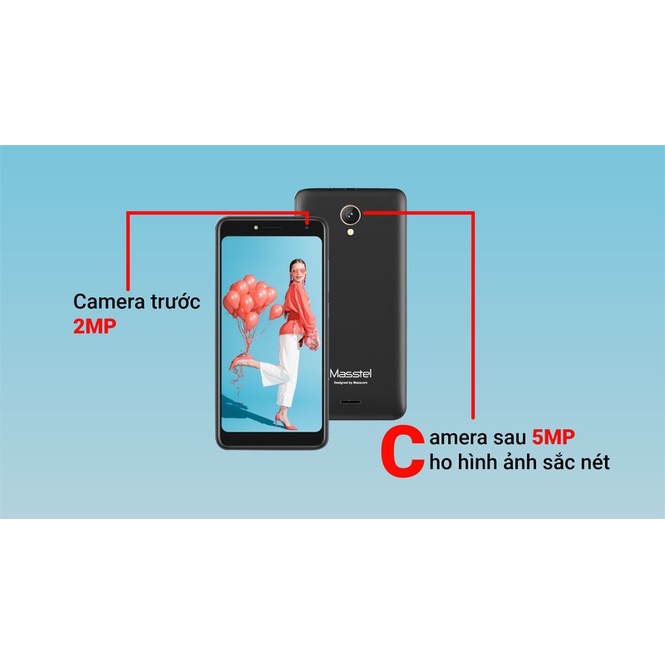 Điện thoại Smartphone Masstel X1 Mh 5inch Ram 1GB Rom 8Gb