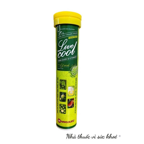 ✅ Viên sủi thanh nhiệt giải độc Livecool / Live Cool các vị