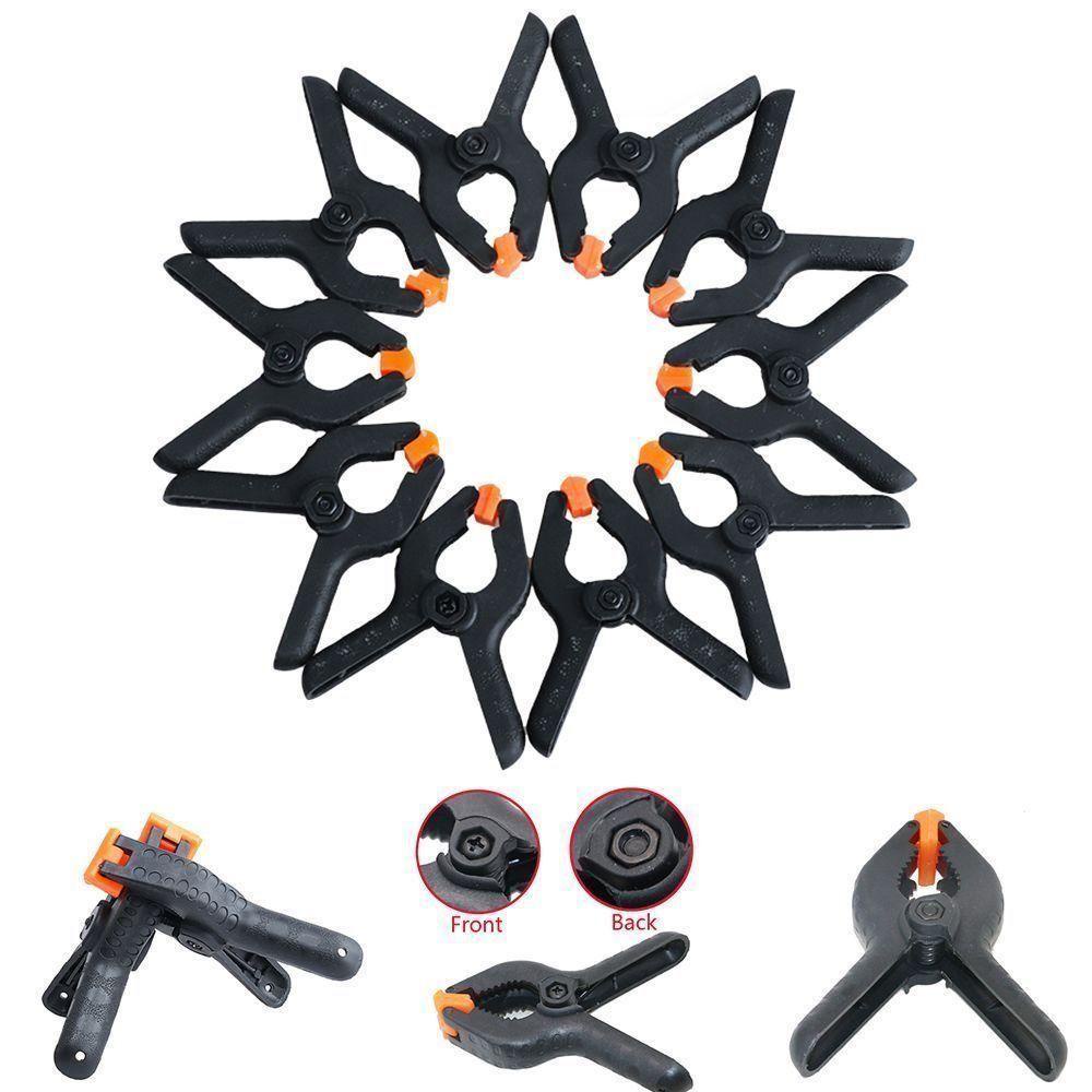 Kẹp Lò Xo Đa Kích Cỡ Làm Đồ Gỗ Bằng Nhựa Nylon