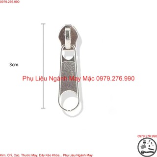 Tay khóa kéo lắp vào dây khóa mét răng 5 - 200 cái/1 gói