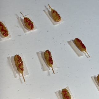 Mô Hình hotdog Hàn Quốc Miniature bằng Đất Sét