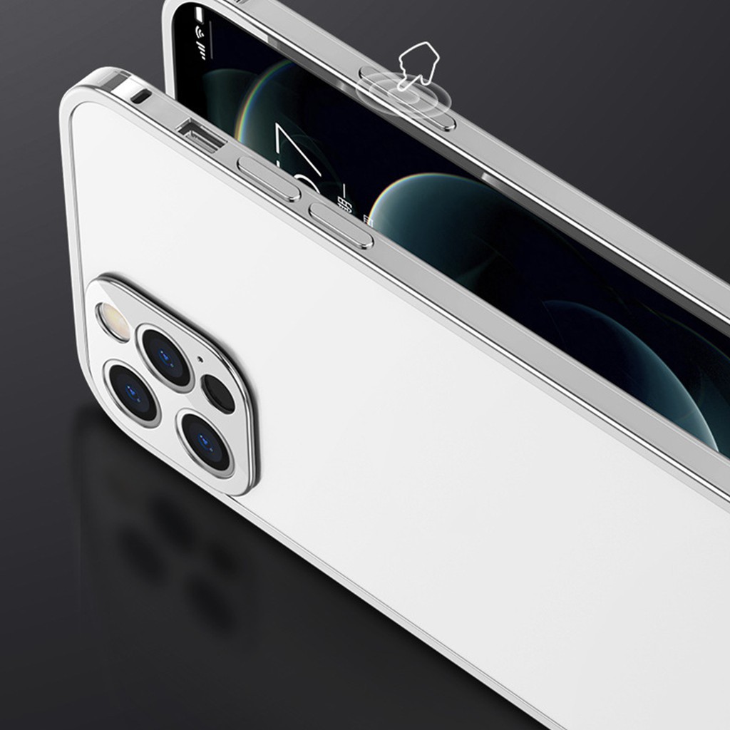 Ốp Điện Thoại Siêu Mỏng Khung Kim Loại Nhôm Cho Iphone